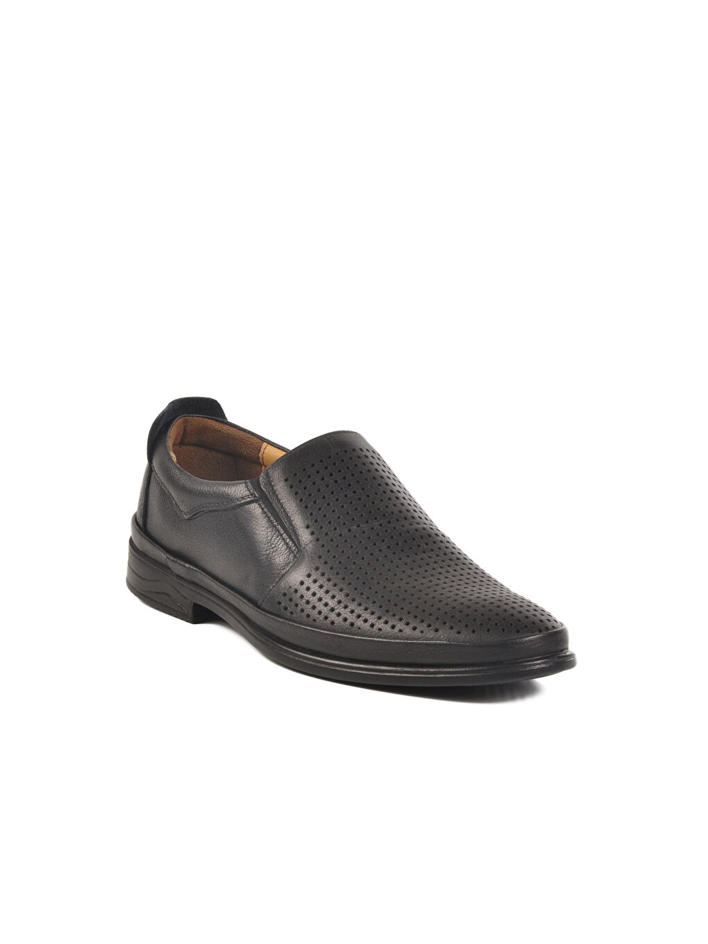 Siyah Hakiki Deri Jel Taban Anatomik Erkek Casual Ayakkabı Gmz 533 M-2