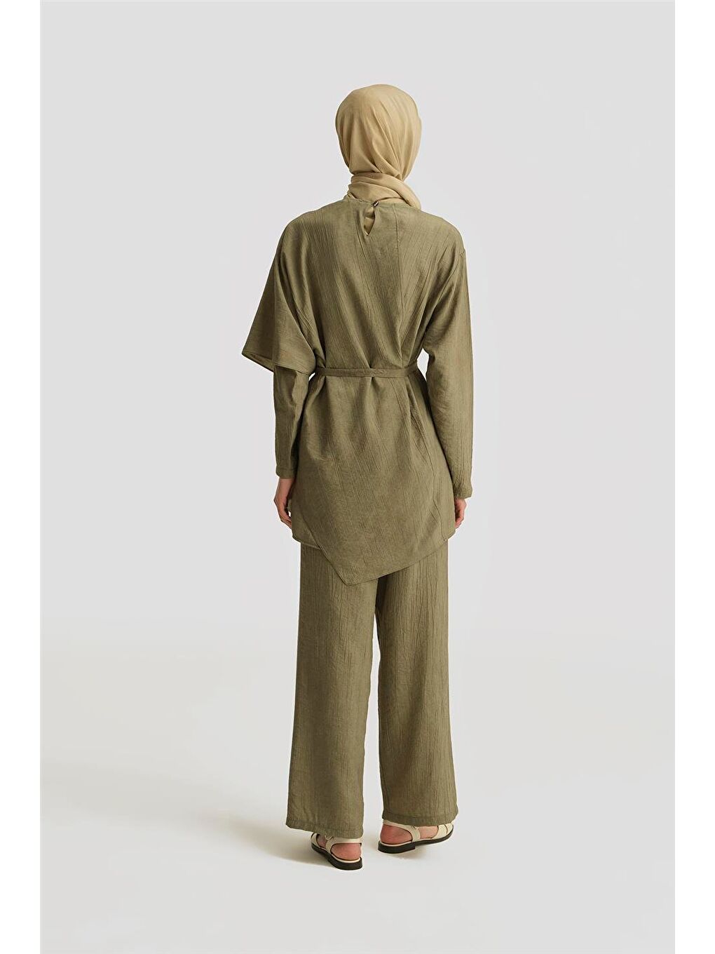 Asimetrik Tunik 25Yd4238-1 Haki-4