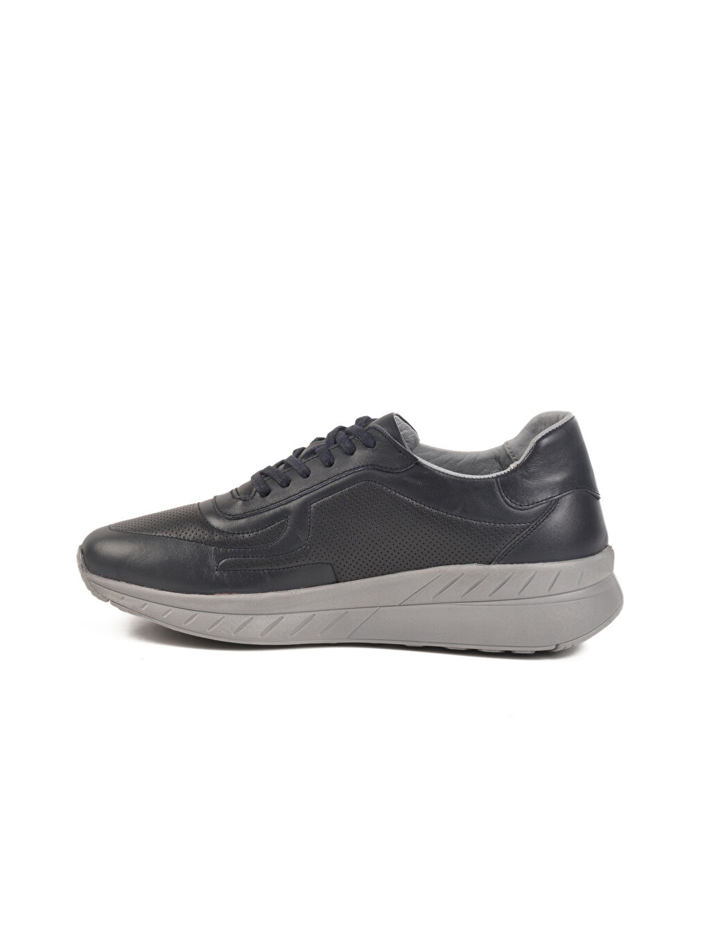 Lacivert Hakiki Deri Erkek Casual Ayakkabı C1050 M-1