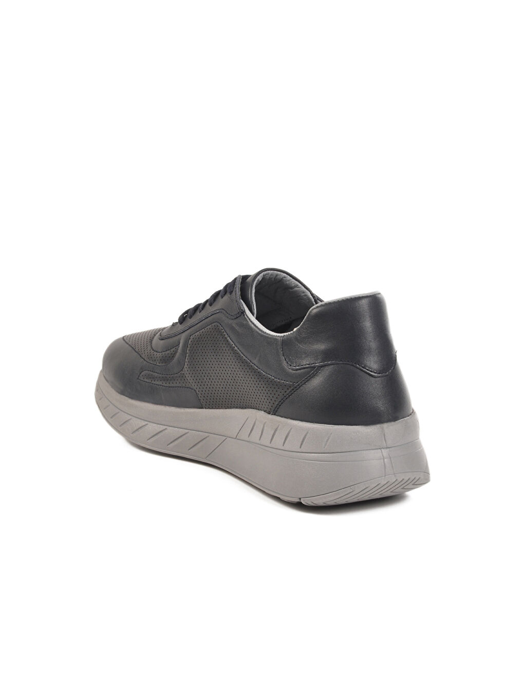 Lacivert Hakiki Deri Erkek Casual Ayakkabı C1050 M-3