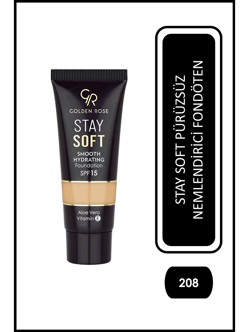 Stay Soft Smooth Hydrating Foundation - 208 - Nemlendirici Fondöten