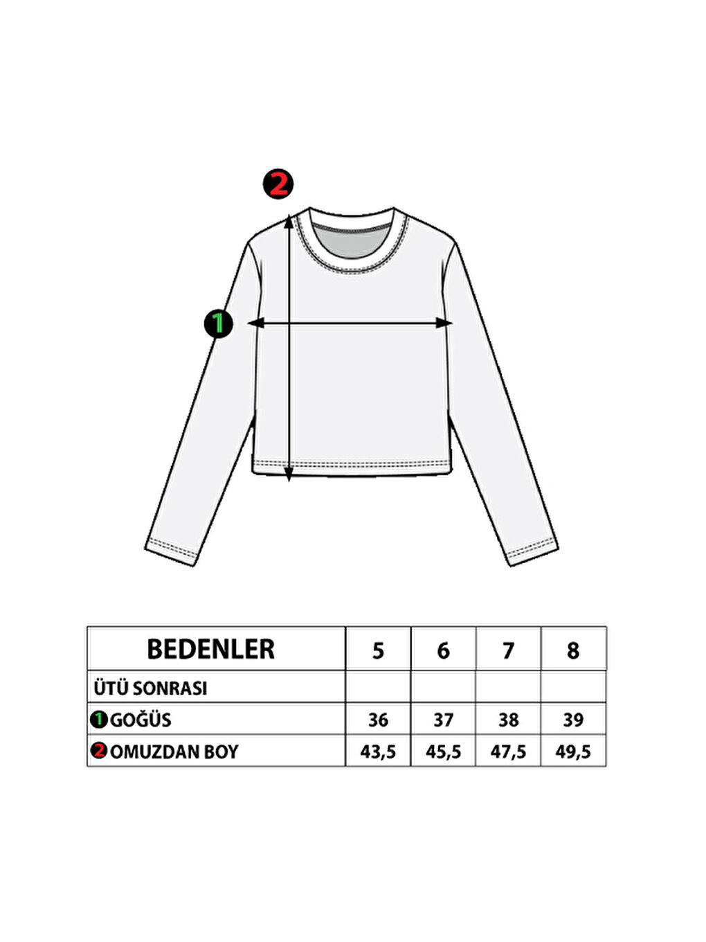 Ekru Kız Çocuk  Baskılı Tişört-1