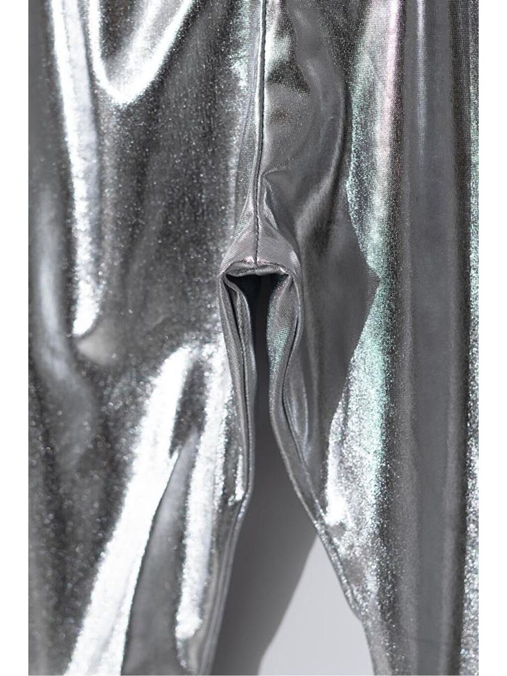 Siyah Kız Çocuk Pamuklu Crop T-Shirt Parlak Gri İspanyol Paça Alt-Üst Takım-1