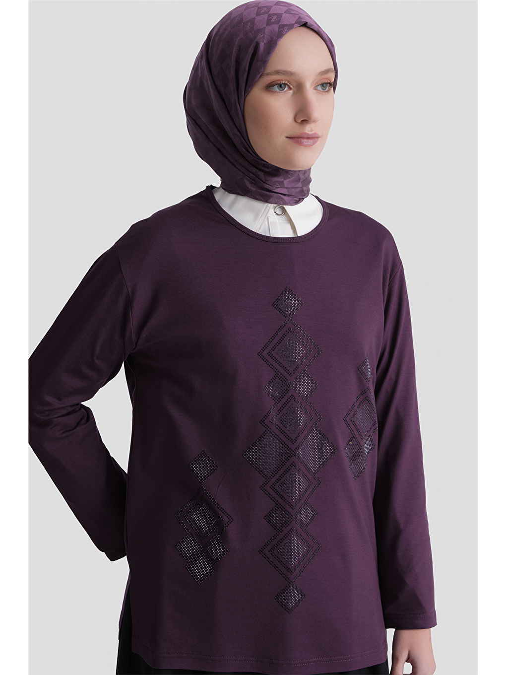 Penye Mürdüm Anne Bluz-2