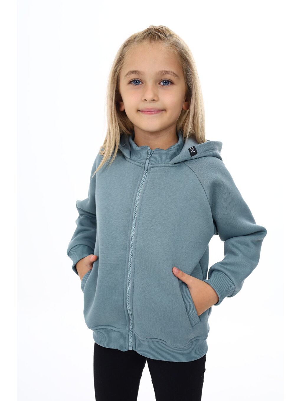 Mavi Kız Çocuk Hırka-1