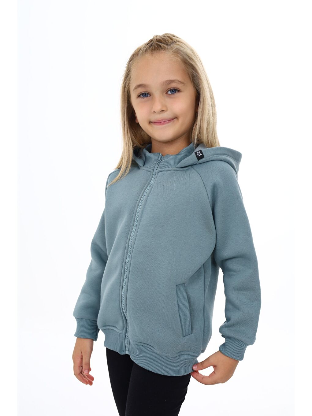 Mavi Kız Çocuk Hırka-2