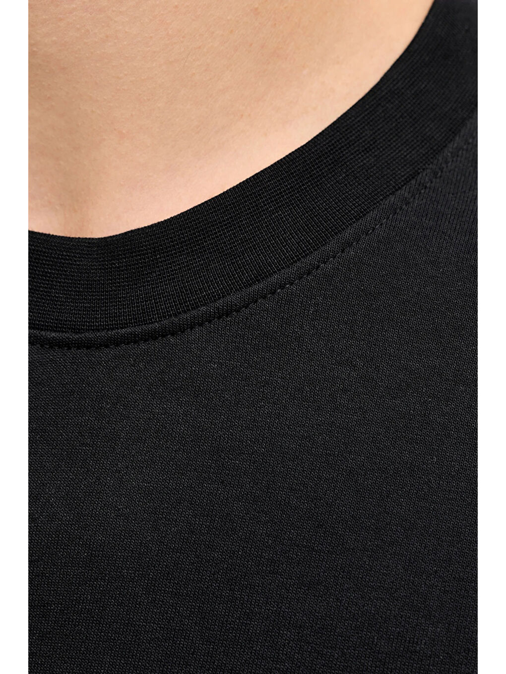 Siyah Core Jcofusion Pamuklu Regular Fit Logolu T Shirt 12289936-6