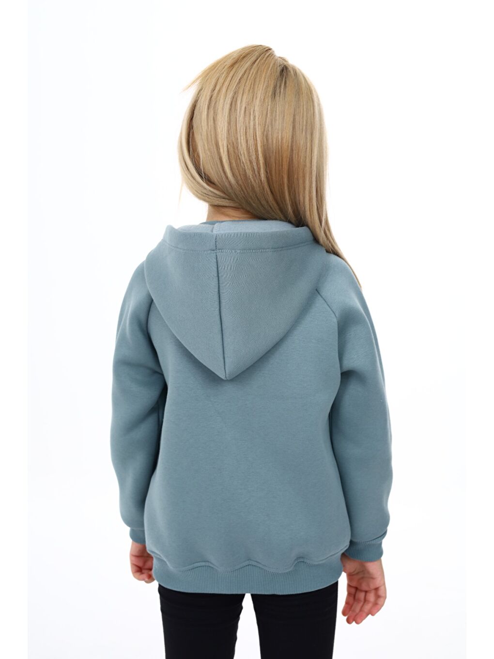 Mavi Kız Çocuk Hırka-4