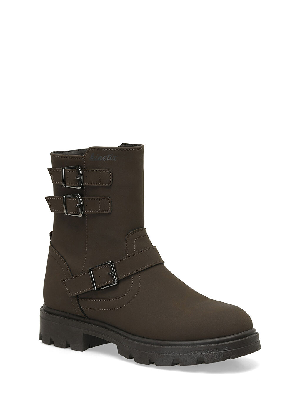 RESPO 4PR Kahverengi Kadın Biker Bot-1