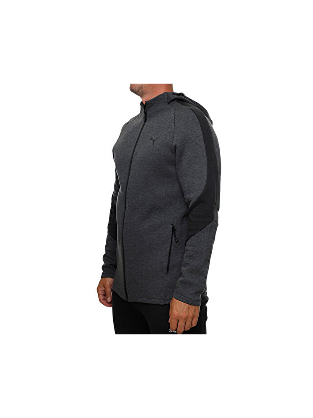Evostripe Core Fz Hoodie Erkek Günlük Ceket 63152907 Gri