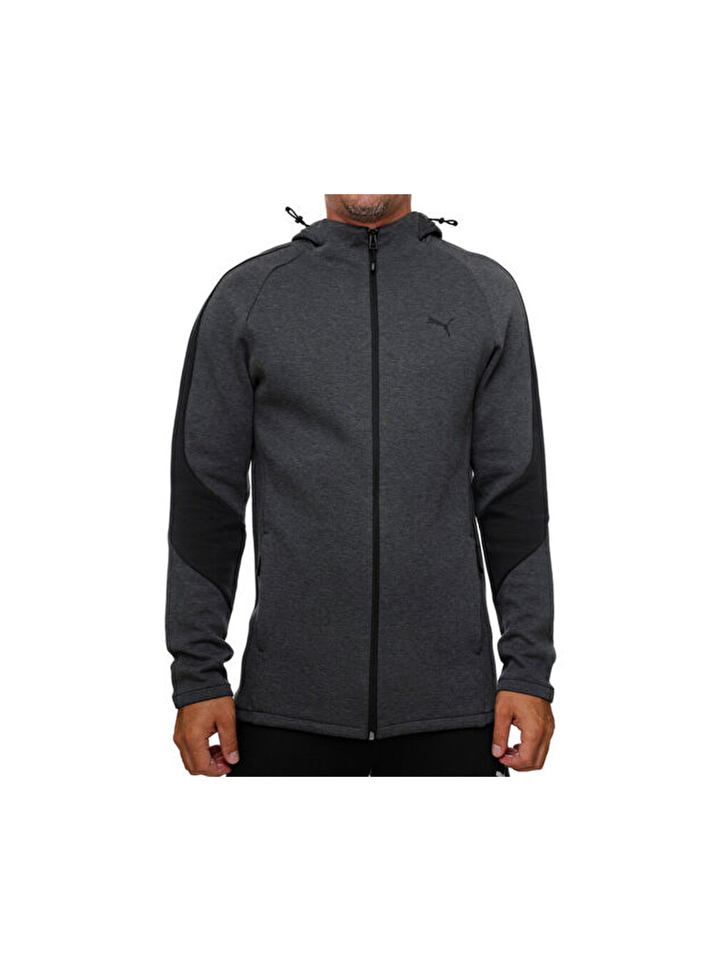 Evostripe Core Fz Hoodie Erkek Günlük Ceket 63152907 Gri-1