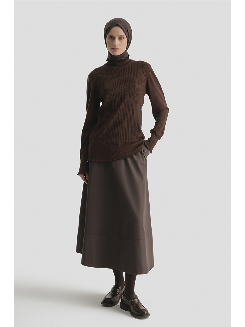 Kahverengi Penye 25Kd2901 Kahve-1