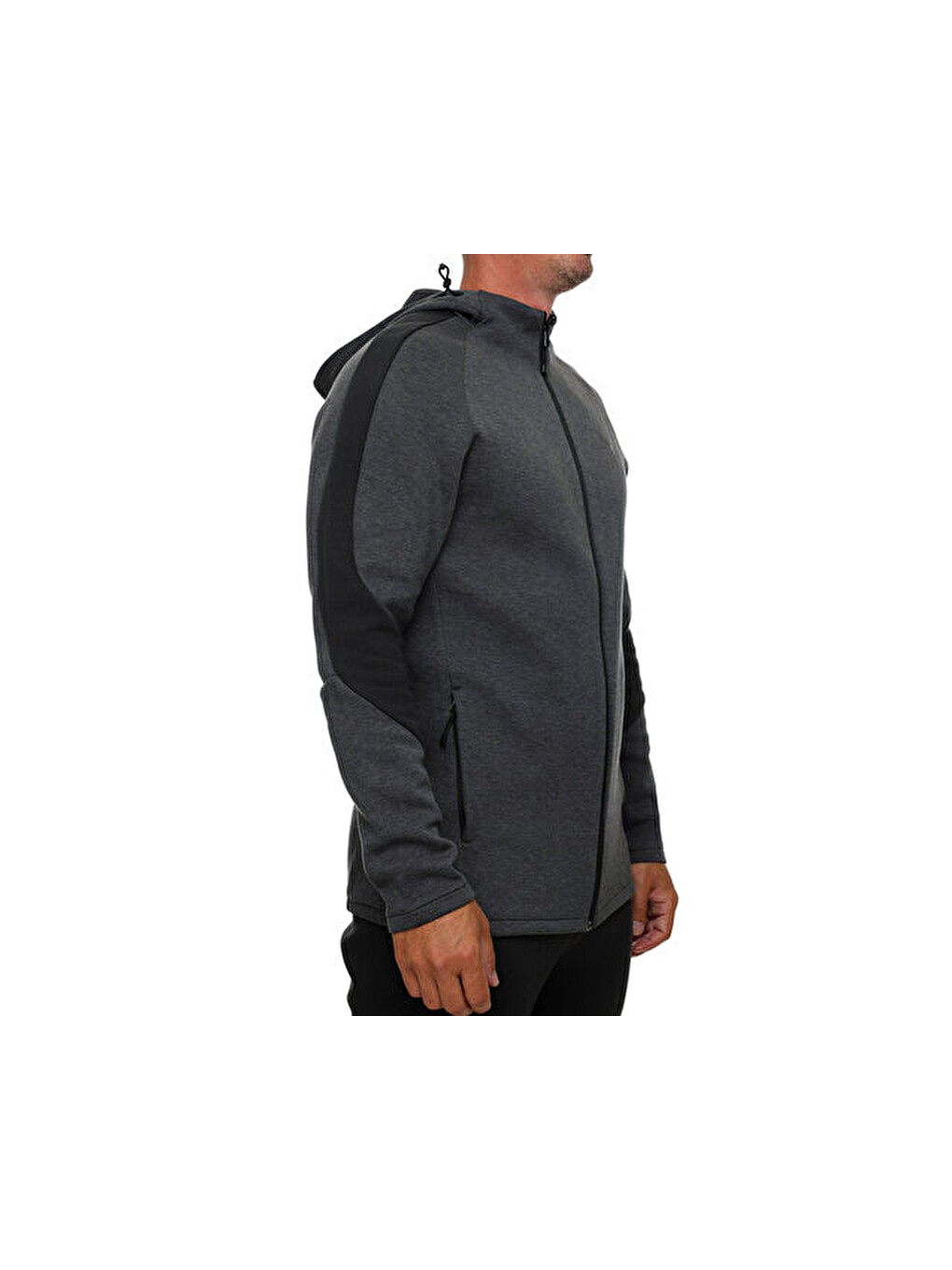 Evostripe Core Fz Hoodie Erkek Günlük Ceket 63152907 Gri-3