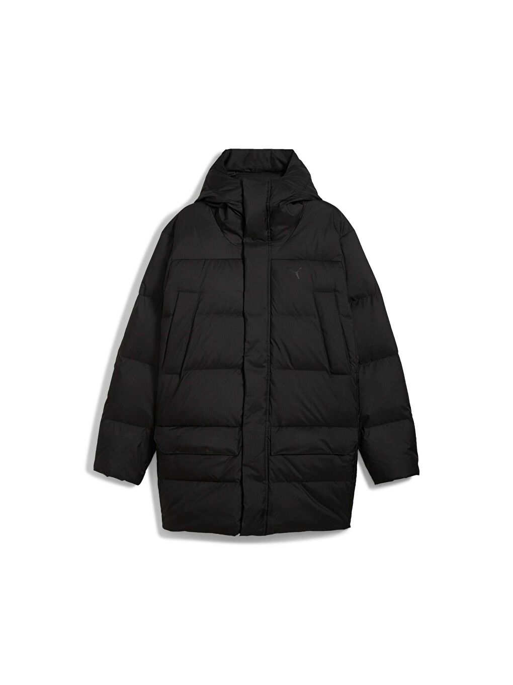 Siyah PROTECTIVE Down Erkek Uzun Mont