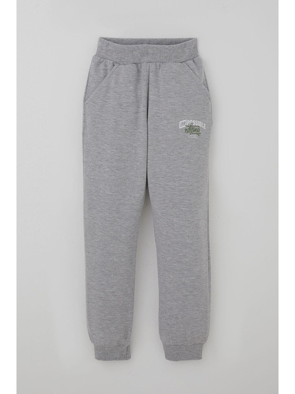 Erkek Çocuk Eşofman Takımı Sırt Baskı Detaylı Cepli Mint Yeşili (7-12 Yaş)-2