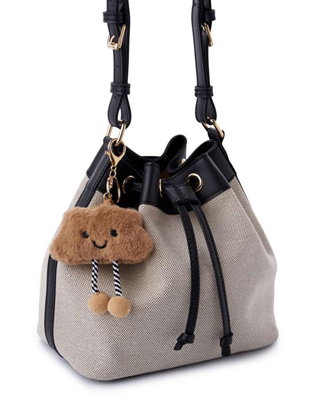 Siyah Vera Kanvas Omuz Çantası-3