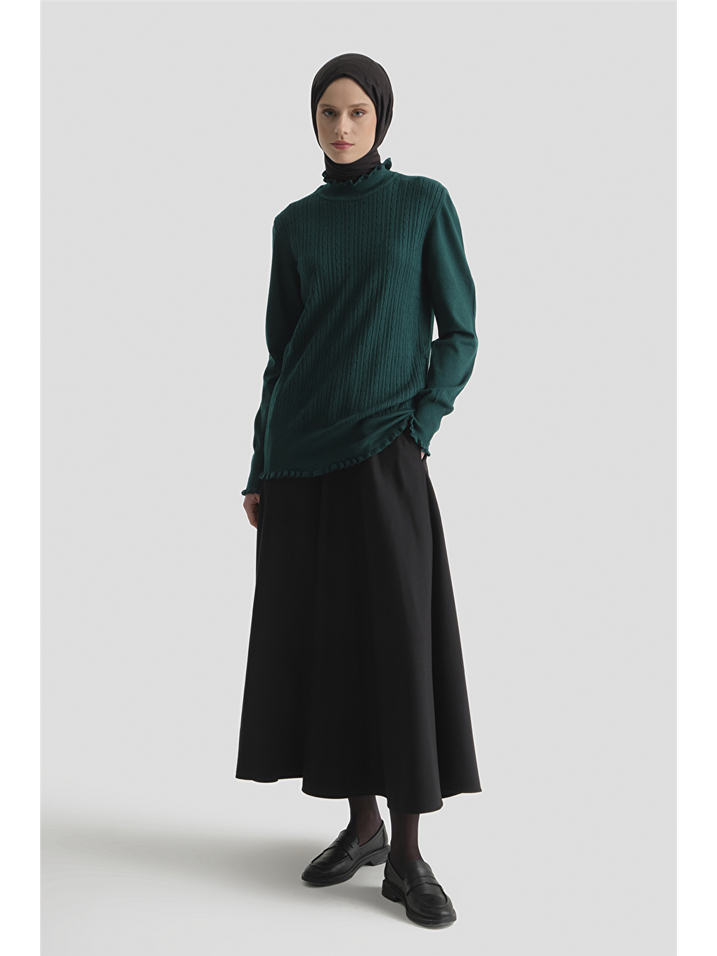 Penye 25Kd2901 Koyu Yeşil-1