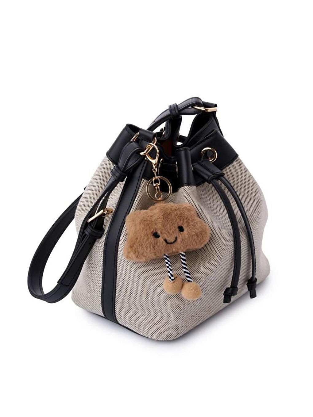 Siyah Vera Kanvas Omuz Çantası-4