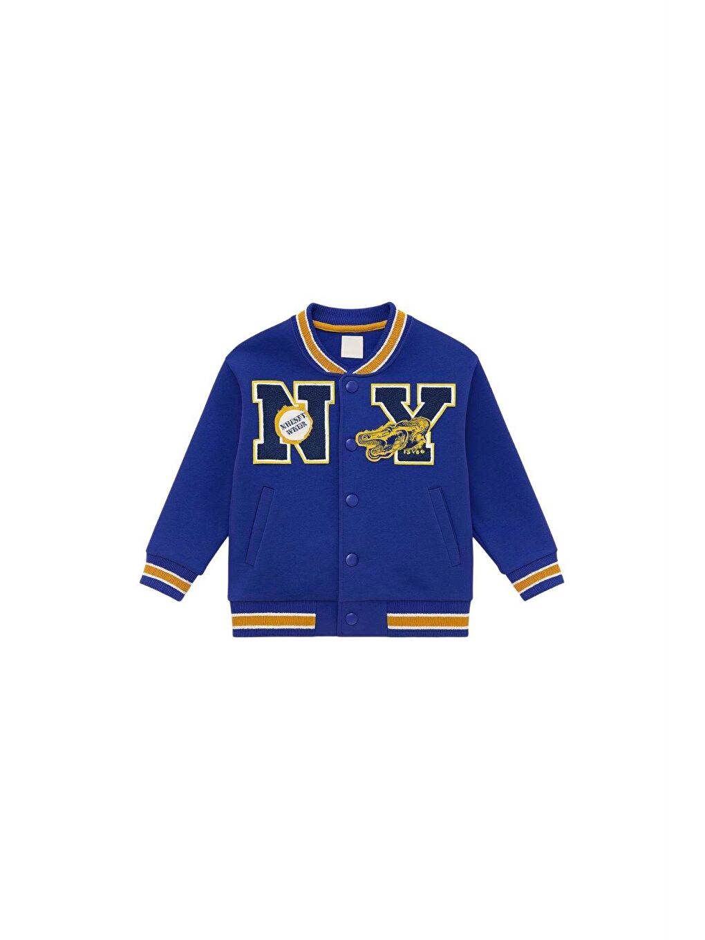 Mavi Unisex Çocuk Pamuklu Lacivert Kolej Ceket