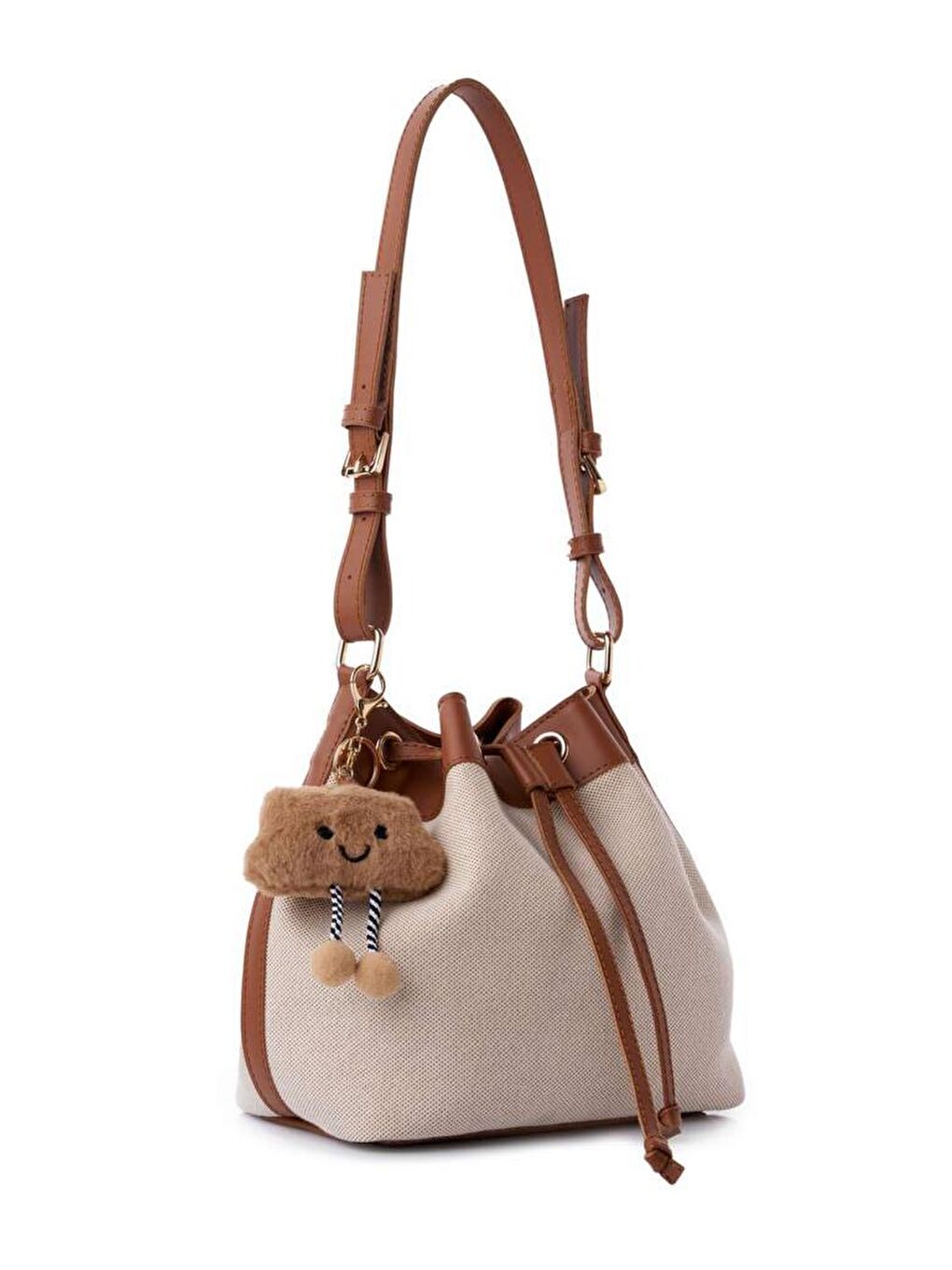 Kahverengi Vera Kanvas Omuz Çantası-1