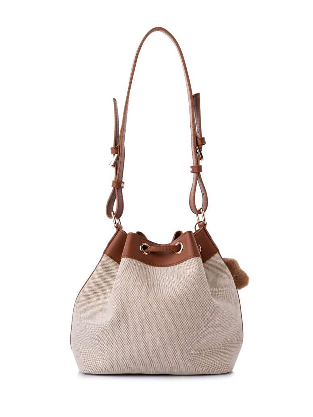 Kahverengi Vera Kanvas Omuz Çantası-2