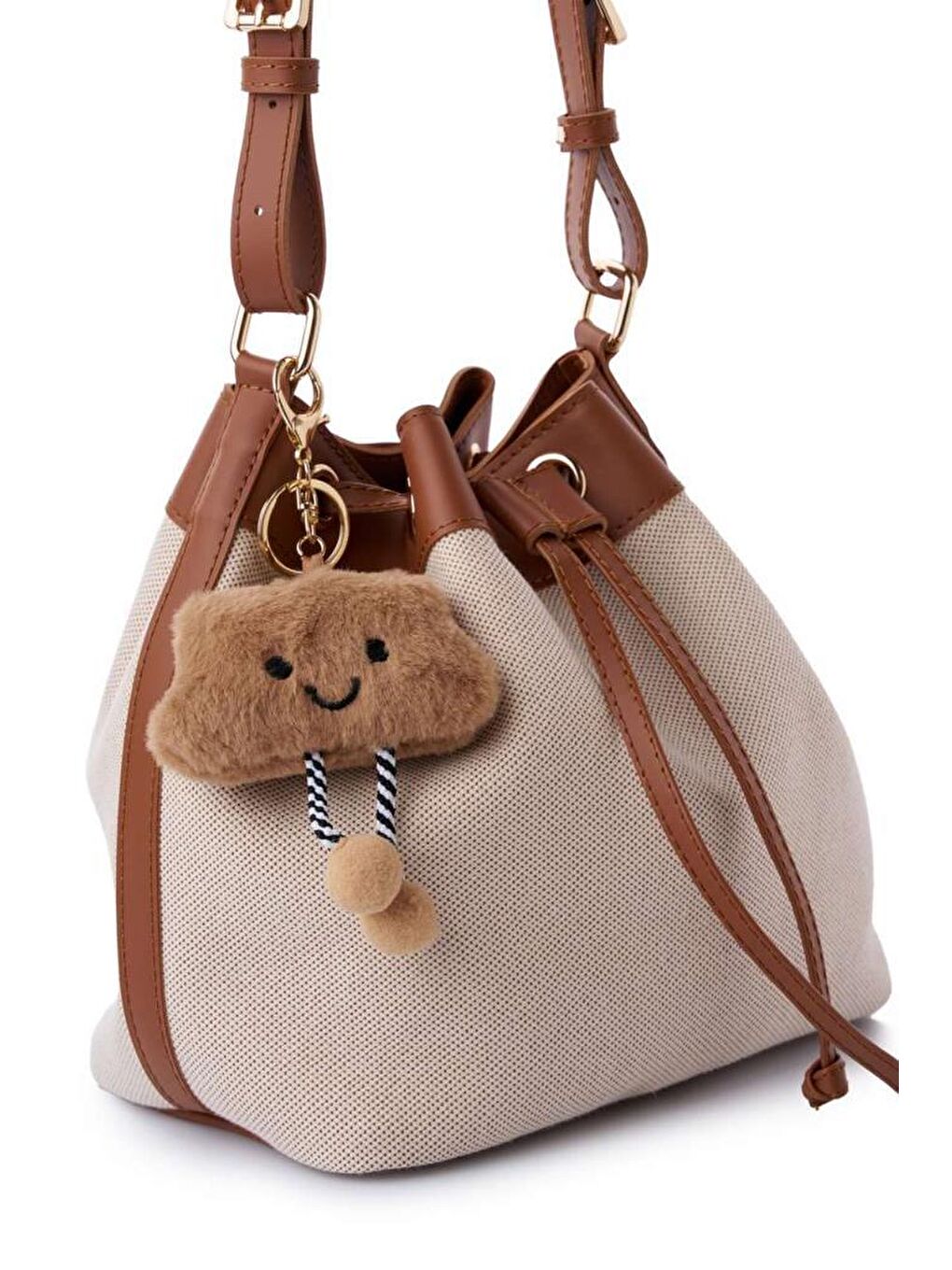 Kahverengi Vera Kanvas Omuz Çantası-3