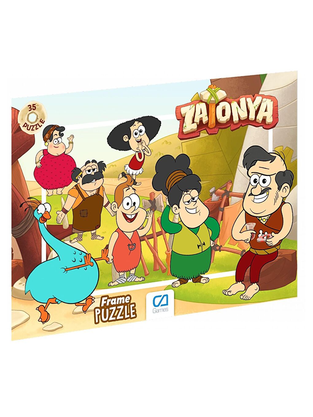 CA Games Karışık Asorti Zatonya 35 Parça Frame Puzzle CA-5144