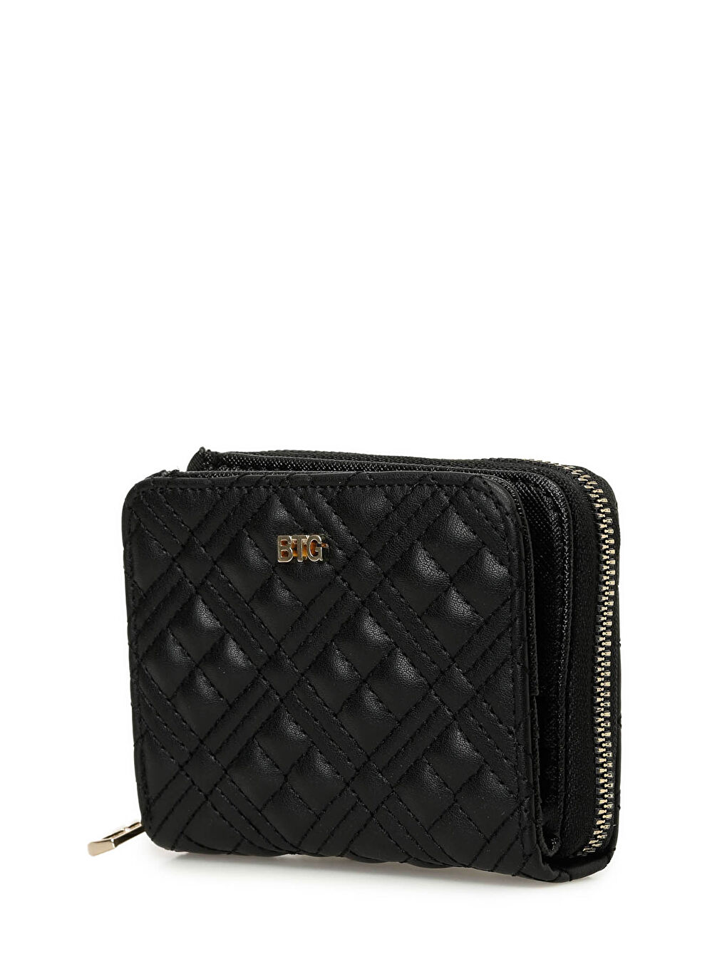 KAPITONE FERMUAR 4PR Siyah Kadın Cüzdan-1