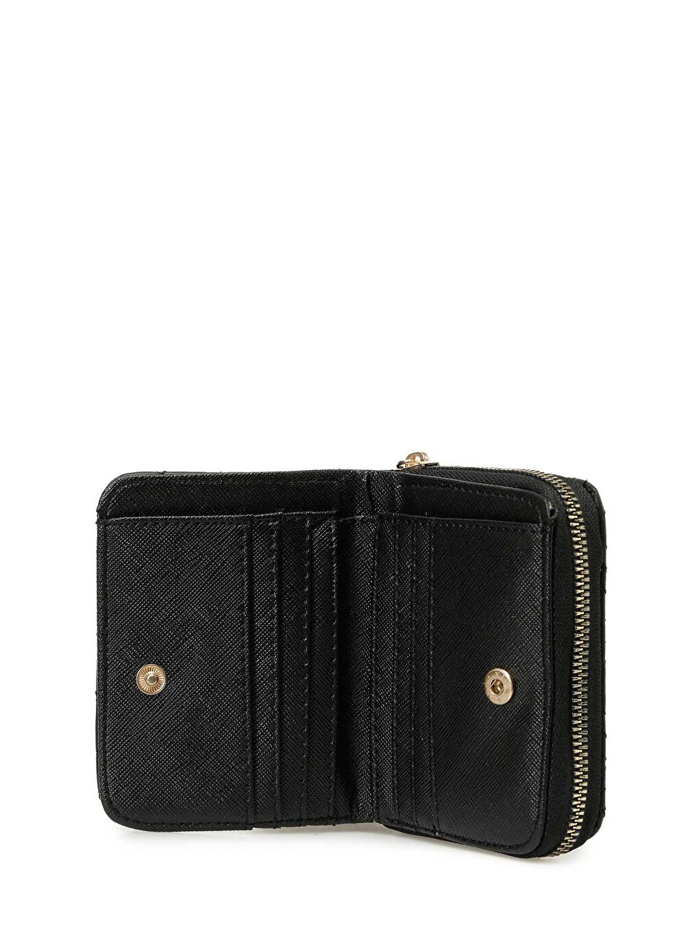 KAPITONE FERMUAR 4PR Siyah Kadın Cüzdan-3
