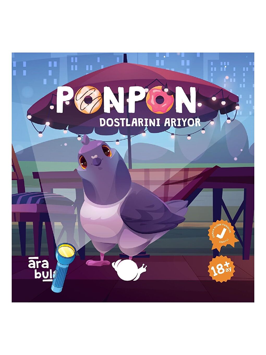 Ara Bul Fenerli Kitap Monmon-Bonbon-Tonton-Ponpon Set-Meltem Erinçmen KTP-3