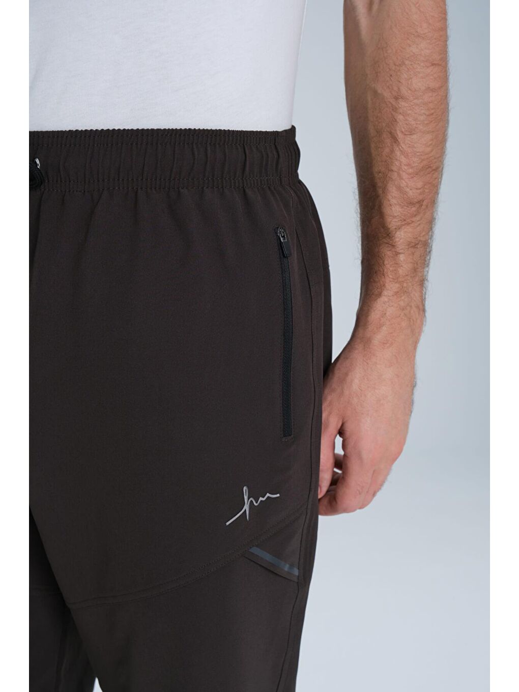 Haki Uzun Erkek Havuz Ve Deniz Şortu 2426-3