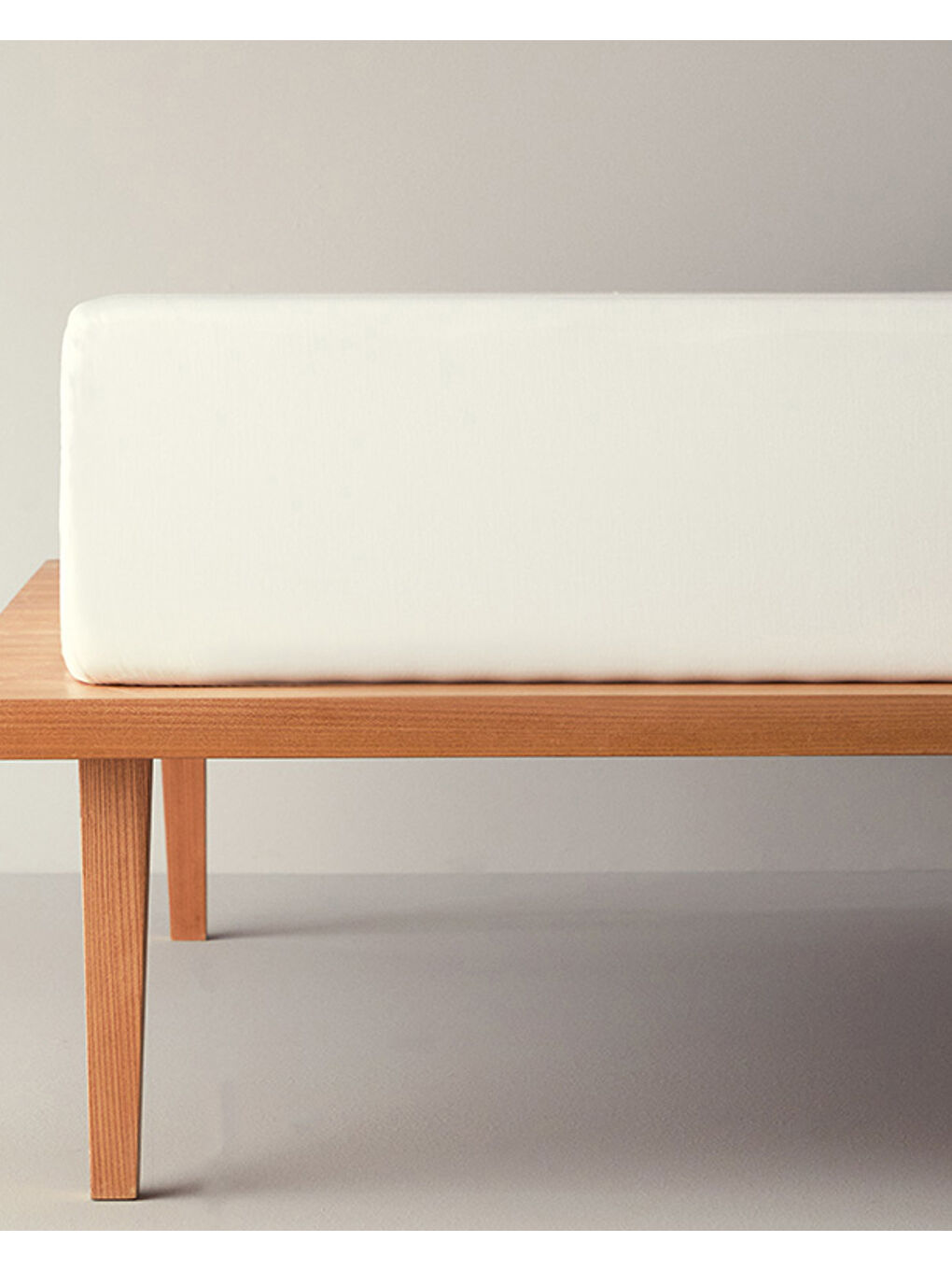 Micell Pamuk Saten Çift Kişilik Lastikli Çarşaf Beyaz