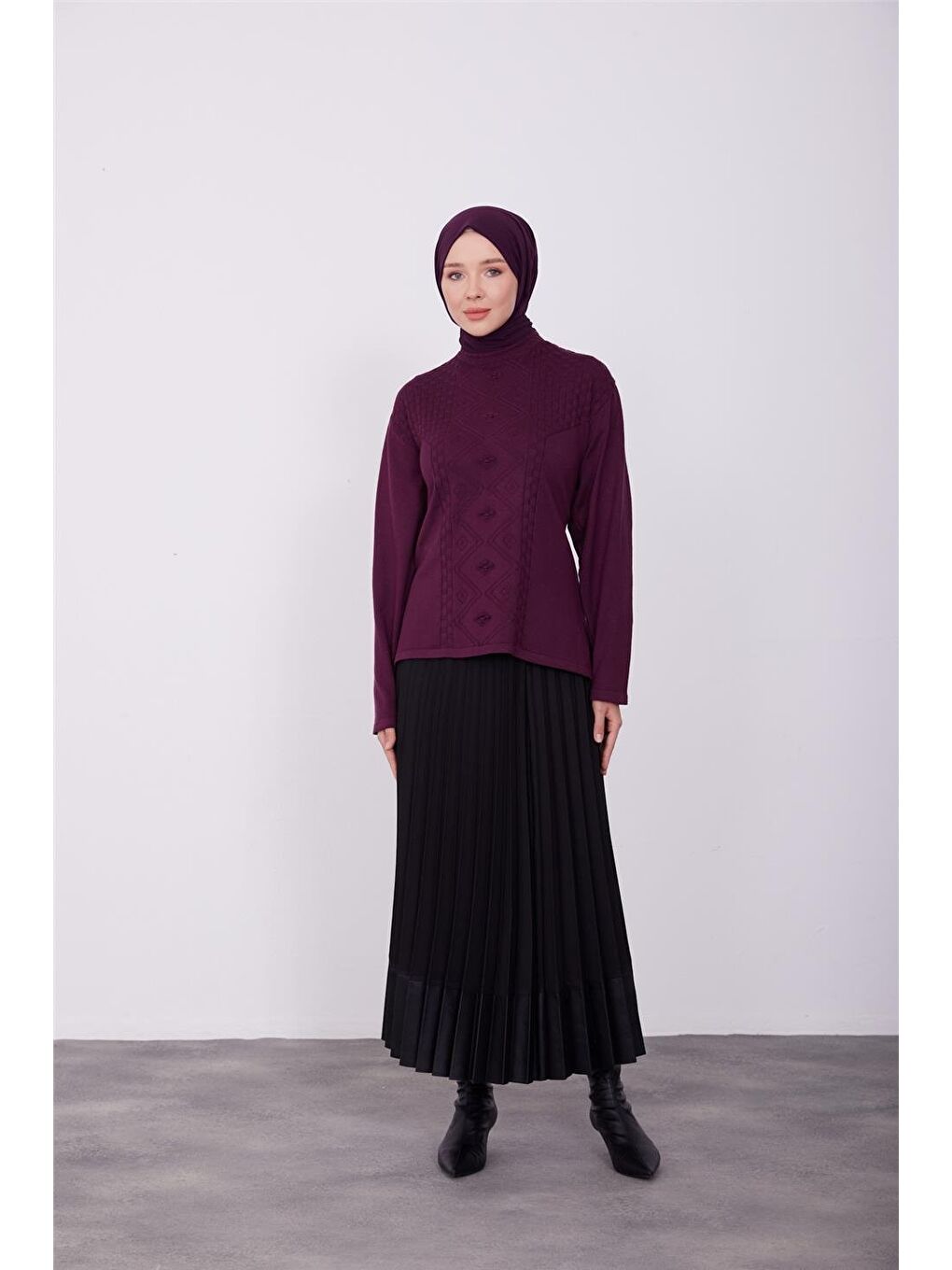 Mor Kazak 23Kd9007 Mürdüm-1