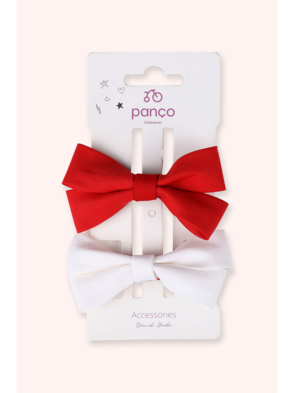 Karışık Kız Çocuk Kurdela Desenli Toka Seti-1