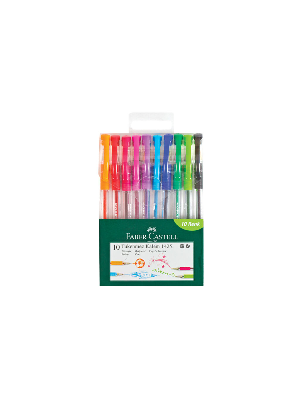 10'lu 1425 Tükenmez Ailesi, Rahat ve Yumuşak Yazım, Ergonomik Gövde, Havalandırmalı Kapak