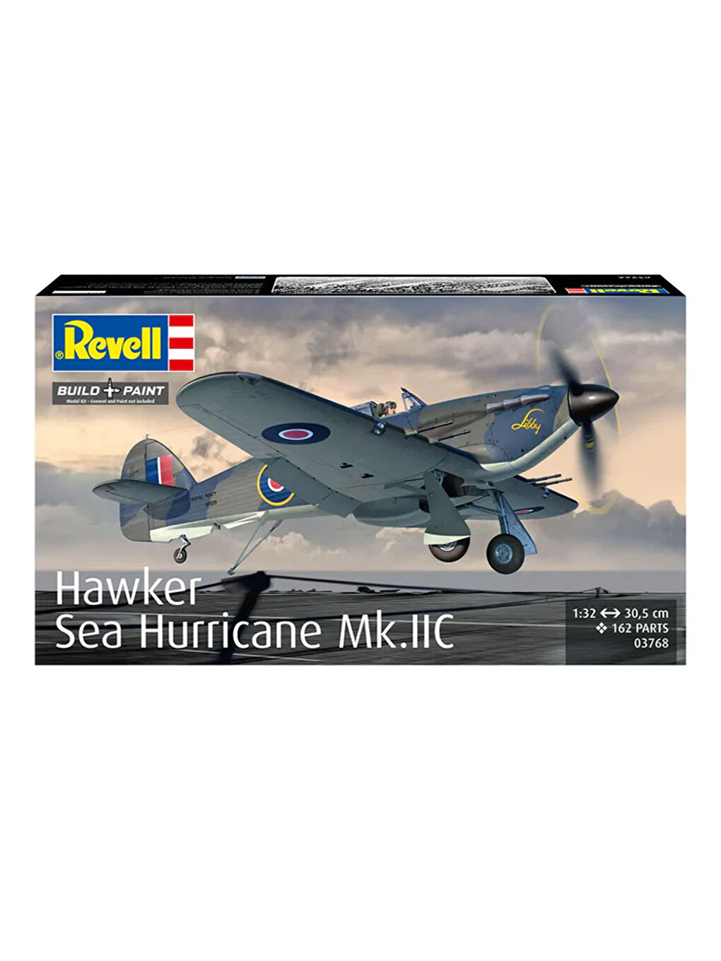 Maket Model Kit Uçak Hawker Sea Hurricane Mk.IIC 3768-1