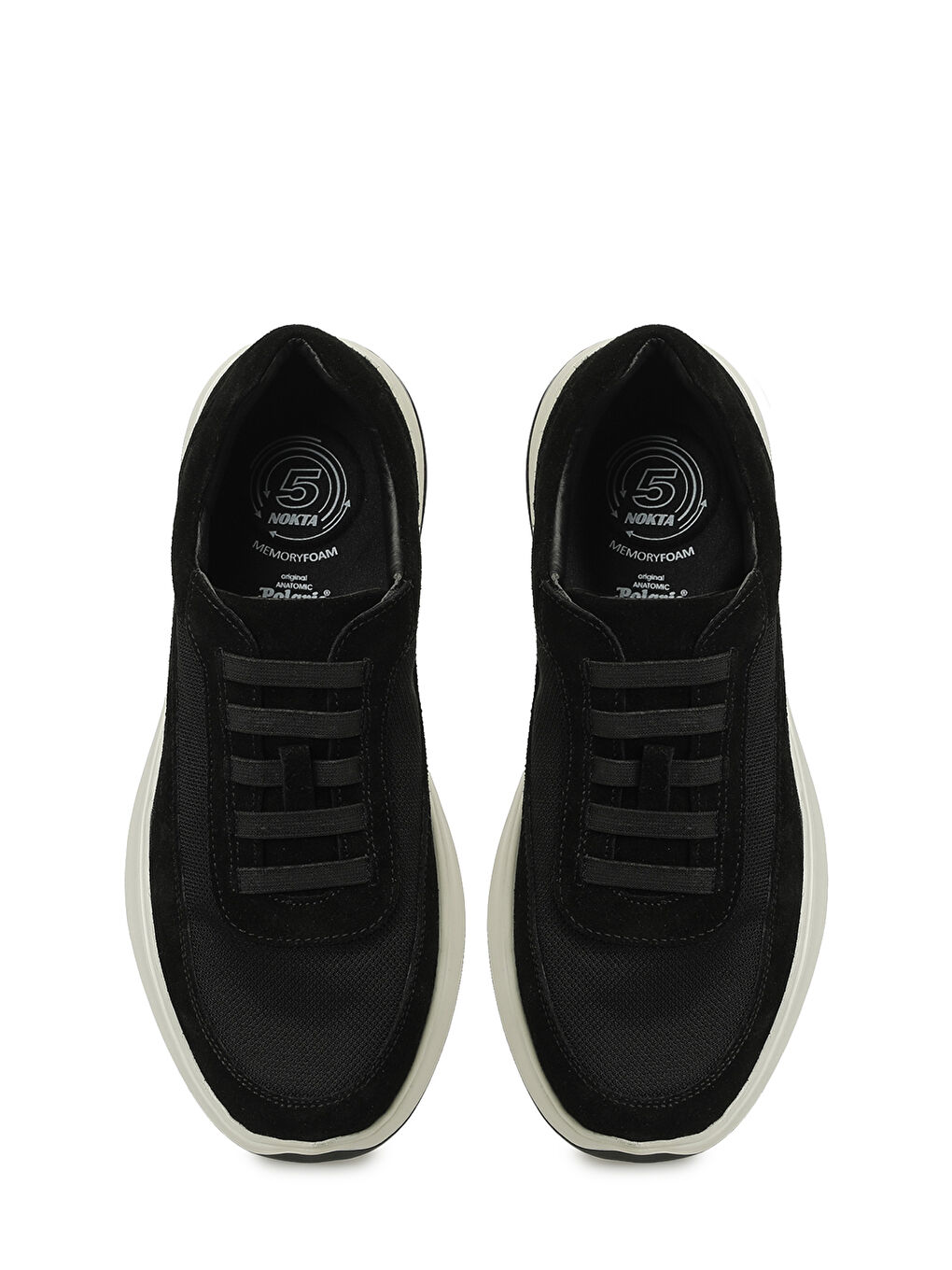 109138N.M 6FX Siyah Erkek Comfort Ayakkabı-3