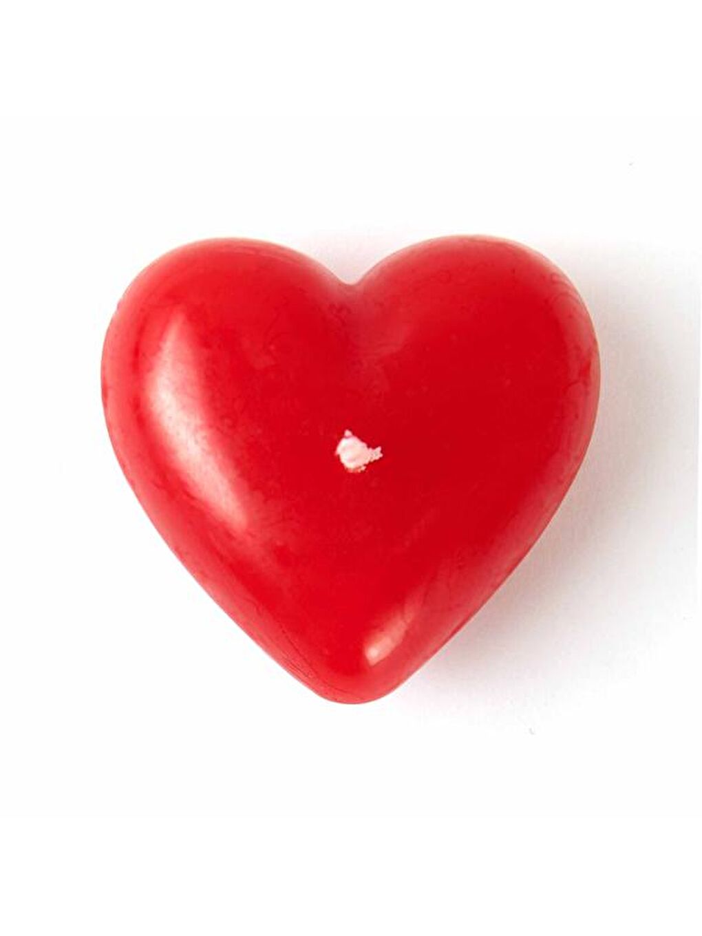 6'lı Kalpli Yüzen Mum - Kırmızı - 5x5 cm-3