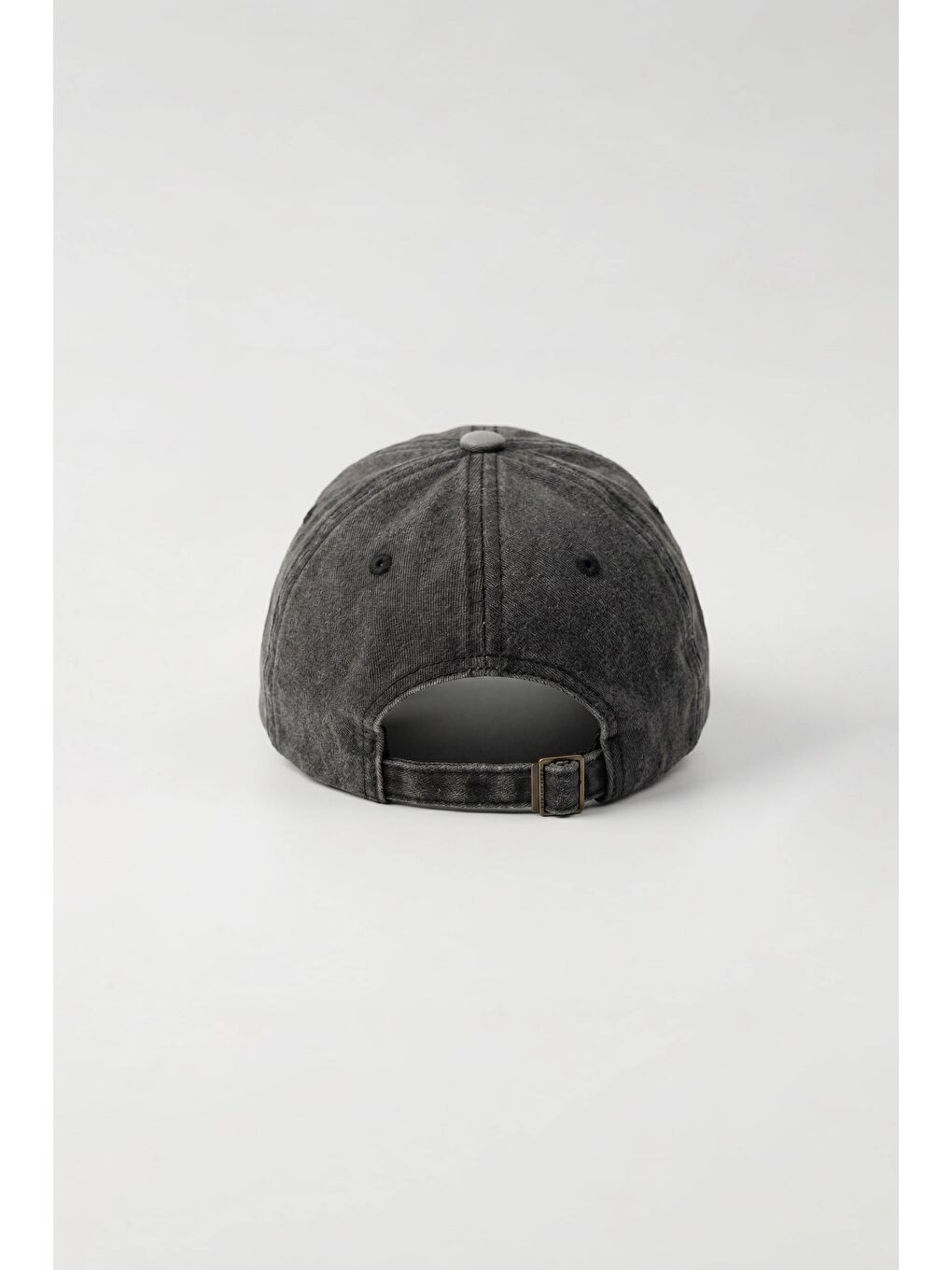 Erkek Nakış Detaylı Beyzbol Şapka Antrasit-2