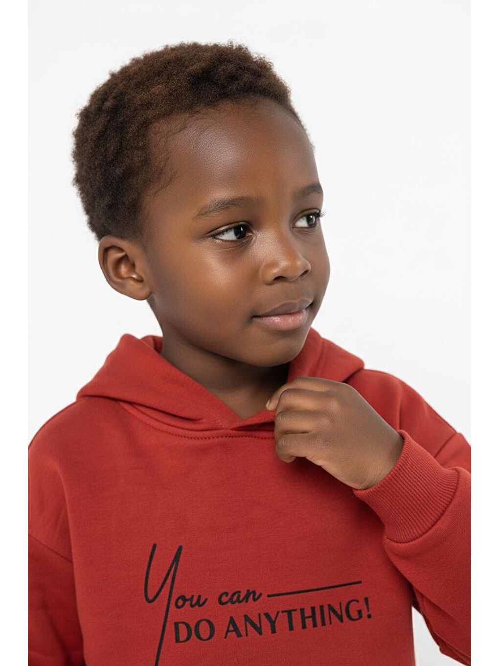 Kahverengi Kapüşonlu Kuplu Sweat-4