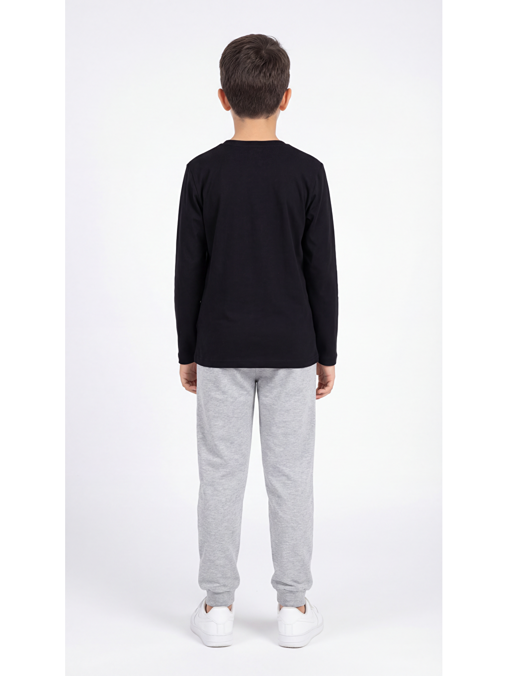 Siyah Atatürk Baskılı Erkek Çocuk T-shirt-3