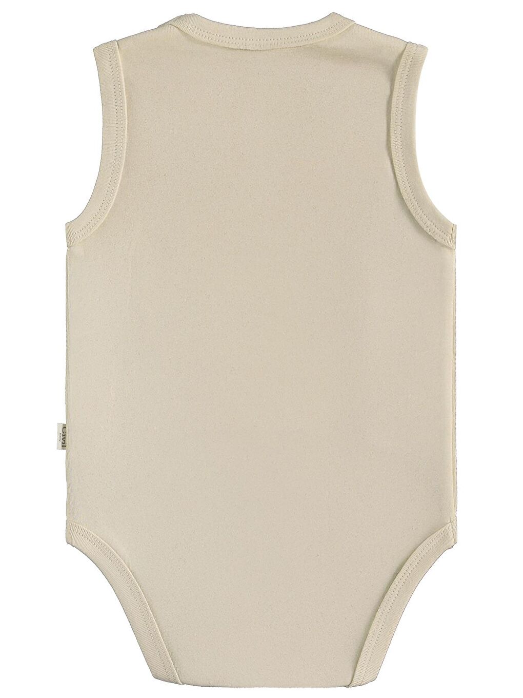 Baby 3'lü Karışık Renk 3-36 Ay Çıtçıtlı Badi - Bej 18-24 Ay-1