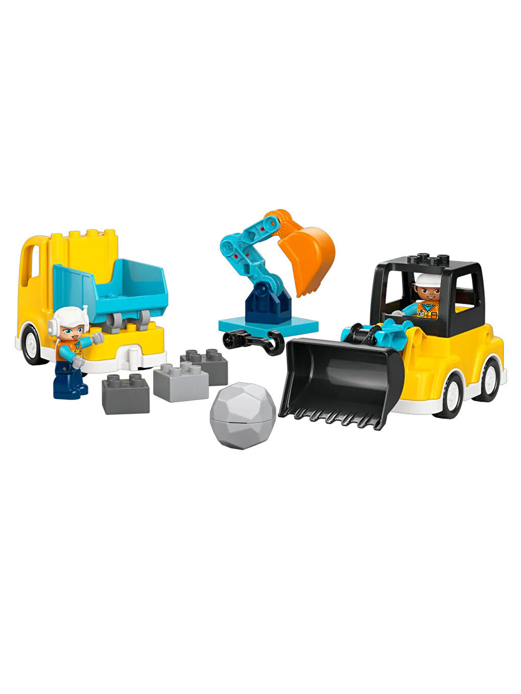 DUPLO Kasabası 3'ü 1 Arada İnşaat Araçları 10475-2