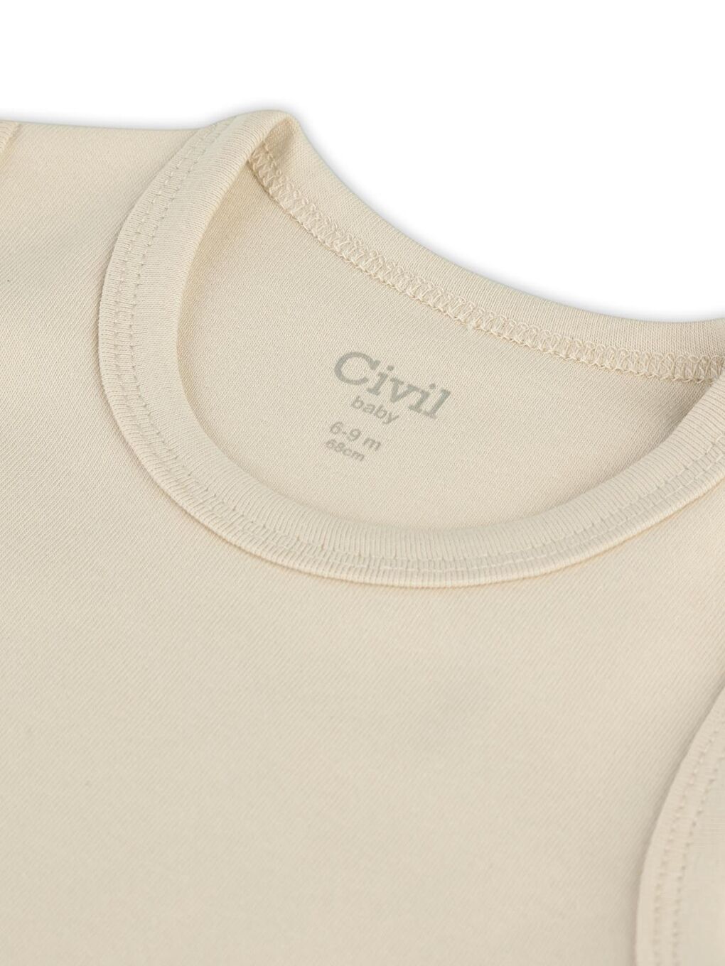 Baby 3'lü Karışık Renk 3-36 Ay Çıtçıtlı Badi - Bej 18-24 Ay-3