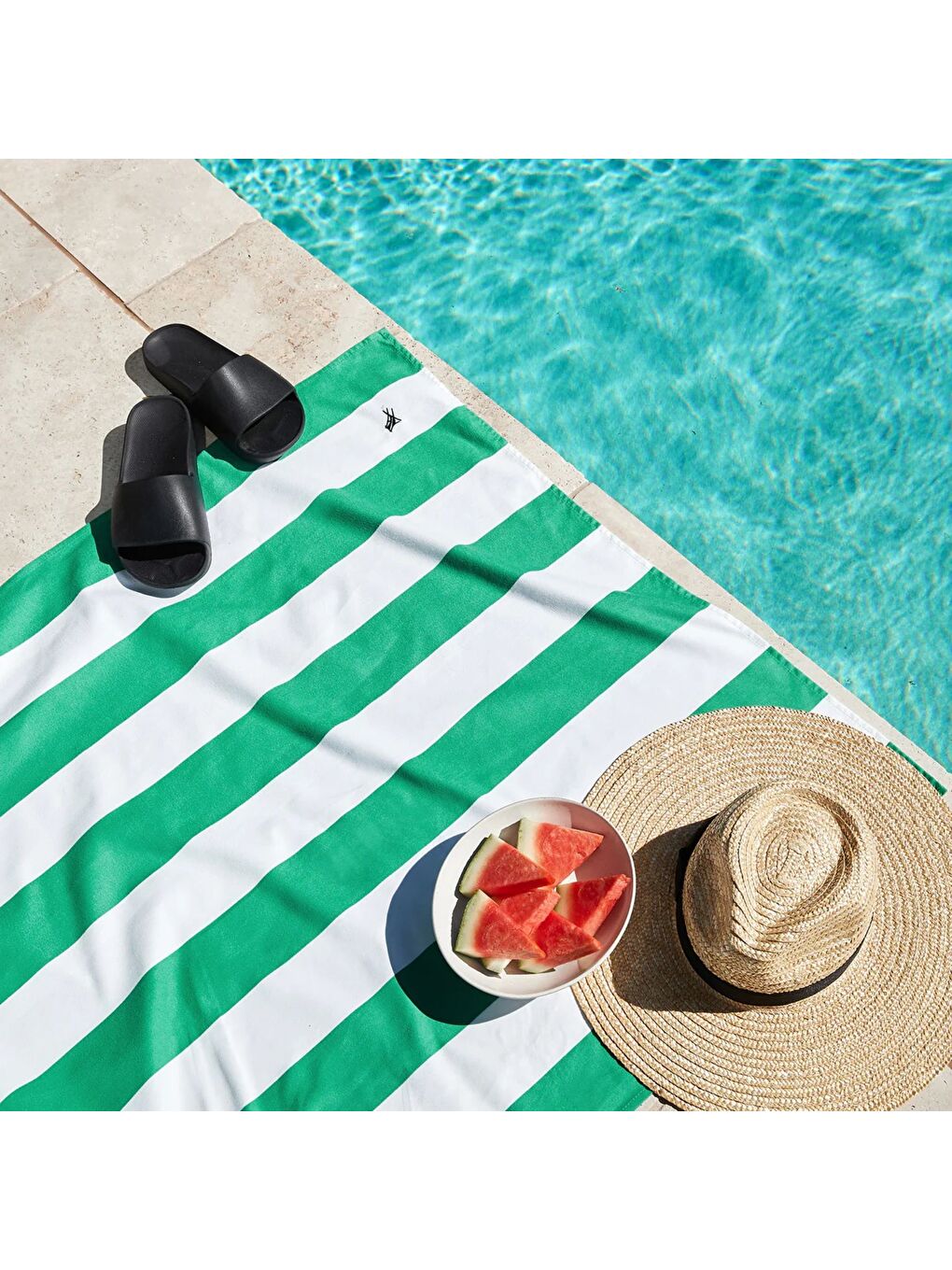 Yeşil Plaj Havlusu Cabana L Cancun Green-3