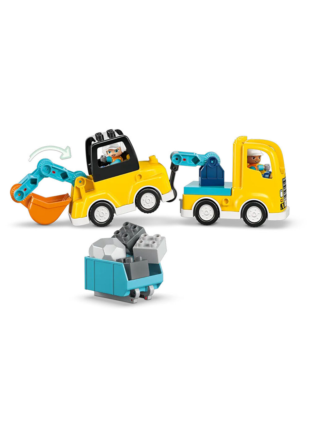 DUPLO Kasabası 3'ü 1 Arada İnşaat Araçları 10475-4