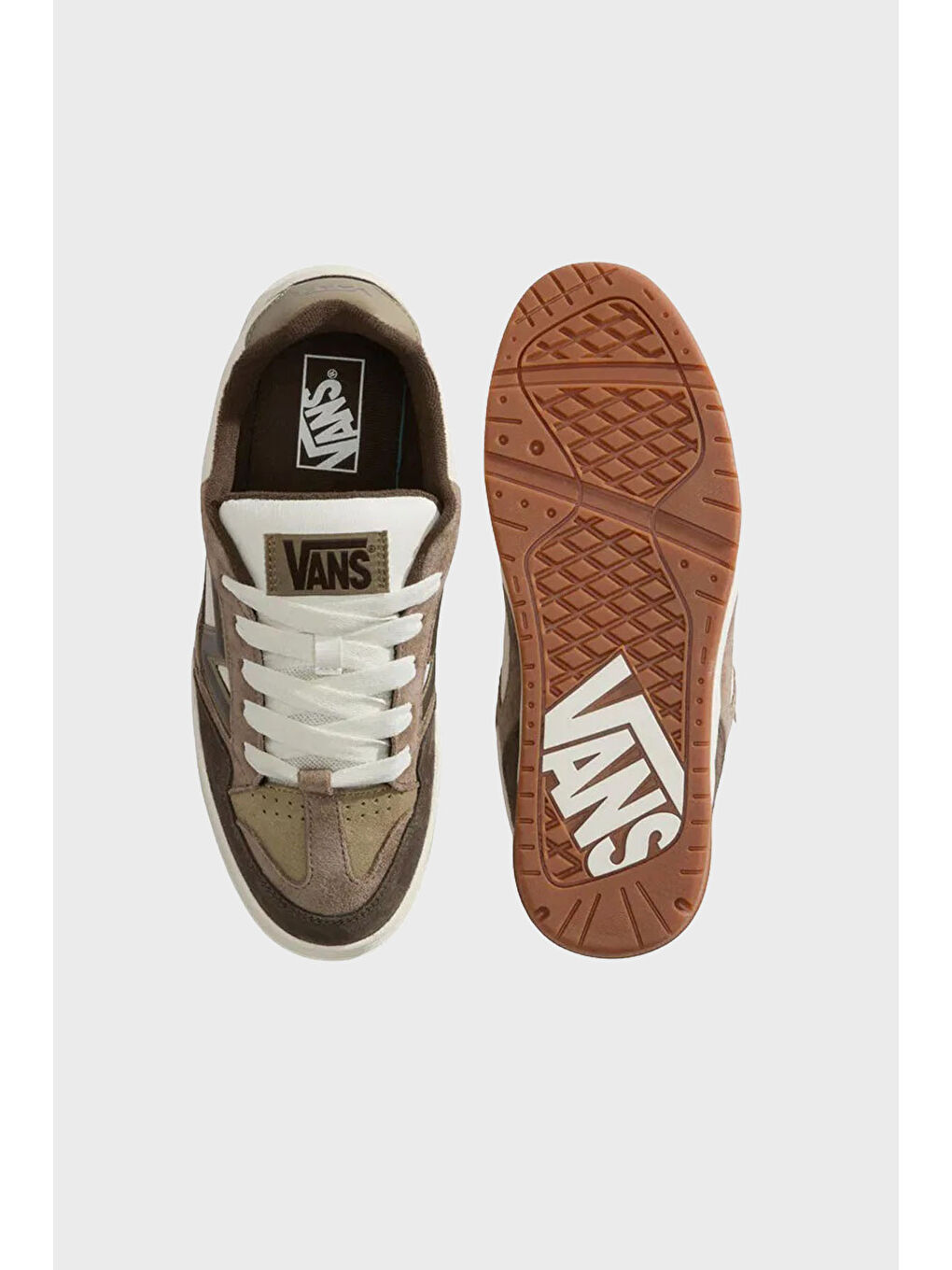 Kahverengi Upland Logolu Süet Detaylı Sneaker Kadın Ayakkabı VN000D6FBF01-3