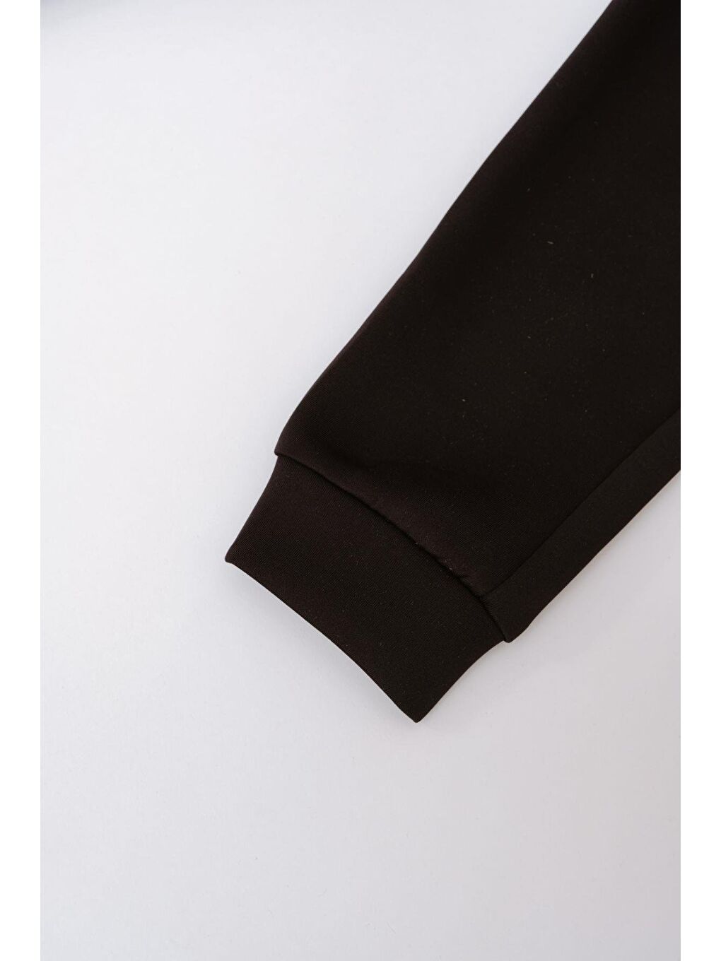 Kız Çocuk Manşetli Paça Eşofman Altı 871 Siyah-1