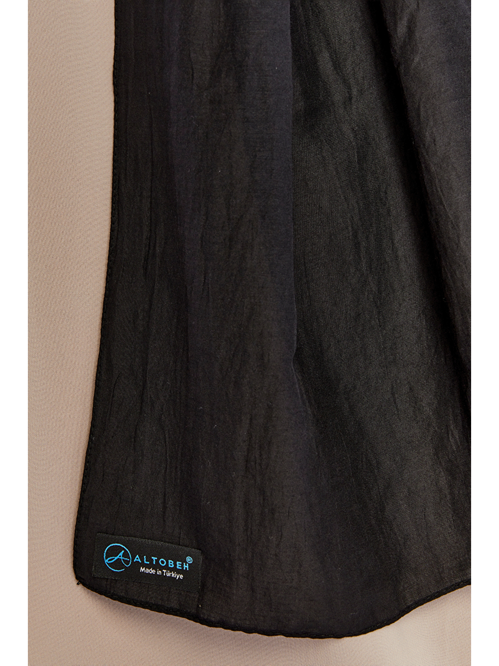 Siyah Pamuk Soft Şal-1