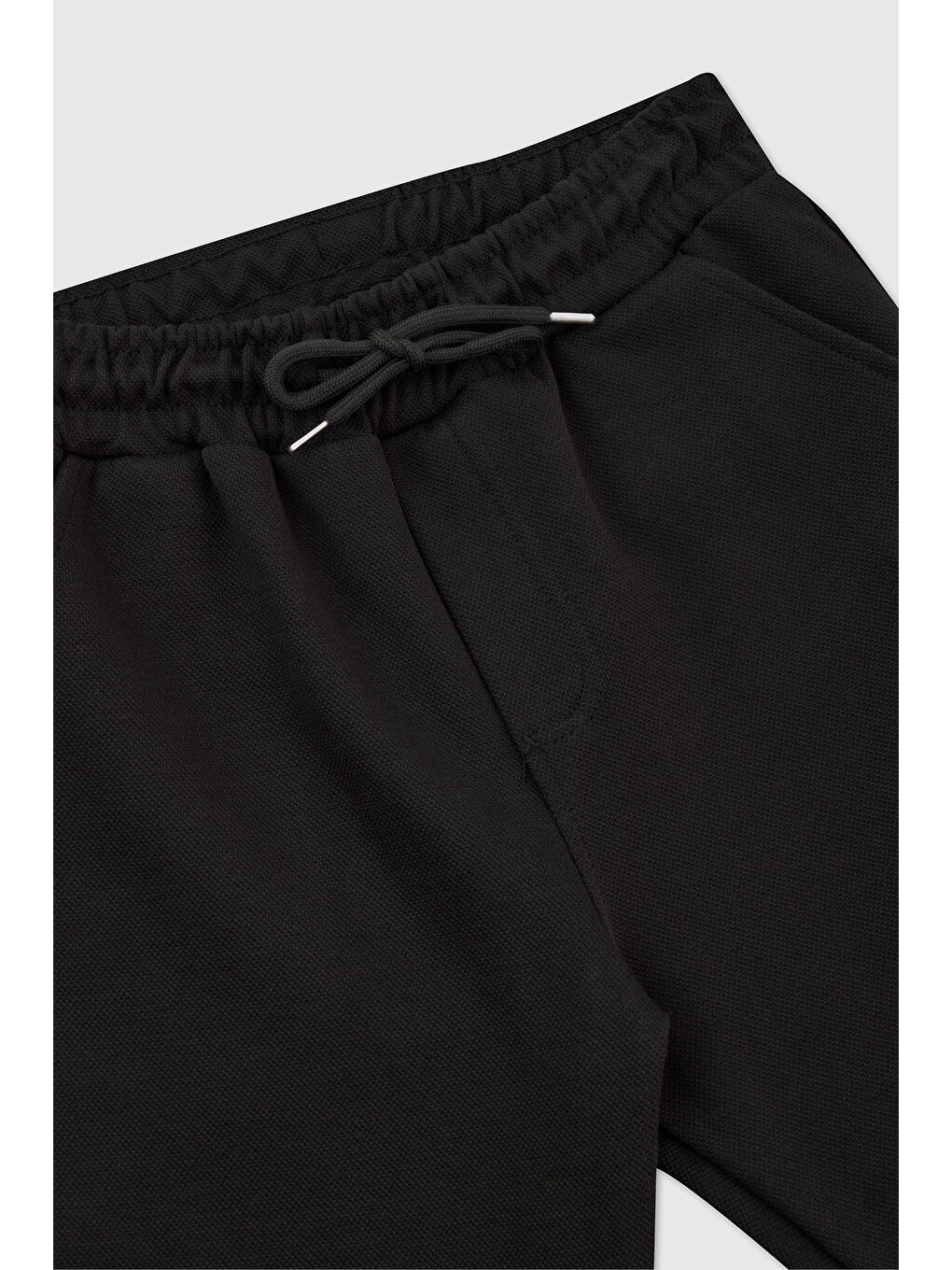 Erkek Çocuk Siyah Örme Pantolon-2